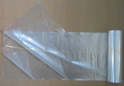Revestimiento de basura de plástico envasado en rollo de sello de estrella transparente de LDPE