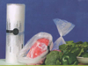 Bolsa de comida de plástico impresa transparente de HDPE
