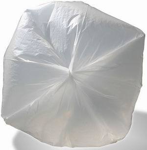 Bolsa de rollo de plástico transparente HDPE