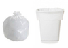 Bolsa de basura plástica plástica de doble c plegado de HDPE
