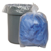 Bolsa de basura de plástico empacada en rollo de sello de estrella transparente LDPE