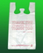 Bolsa de asa de chaleco de plástico impreso de HDPE
