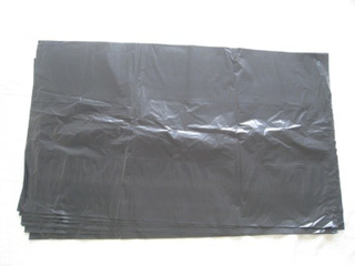 Bolsa de rollo de plástico de alta resistencia negra LDPE